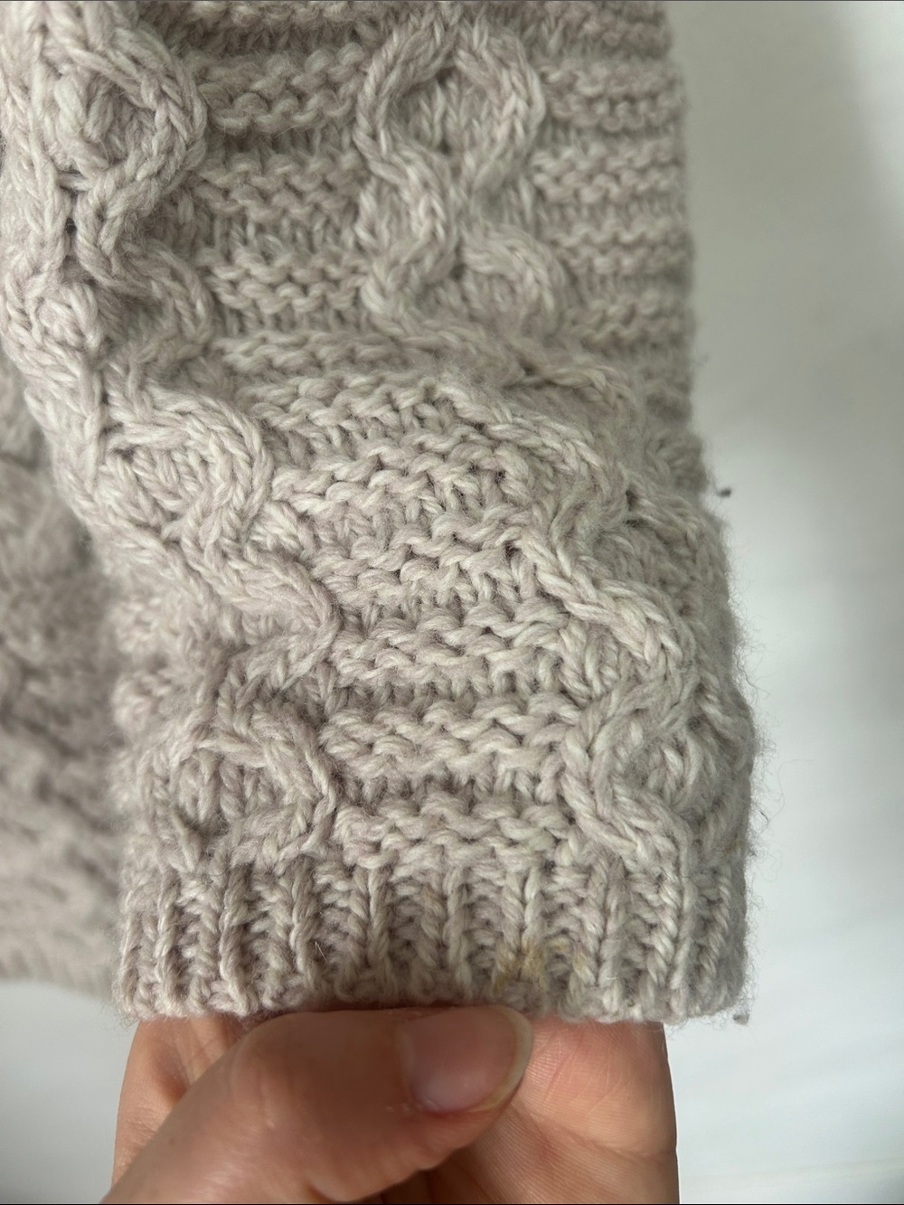 Aran mor Ireland 100% Merino wool knit cardigan zipper sweater medium - Picture 6 of 9